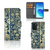 OPPO Reno6 5G Hoesje Beige Flowers