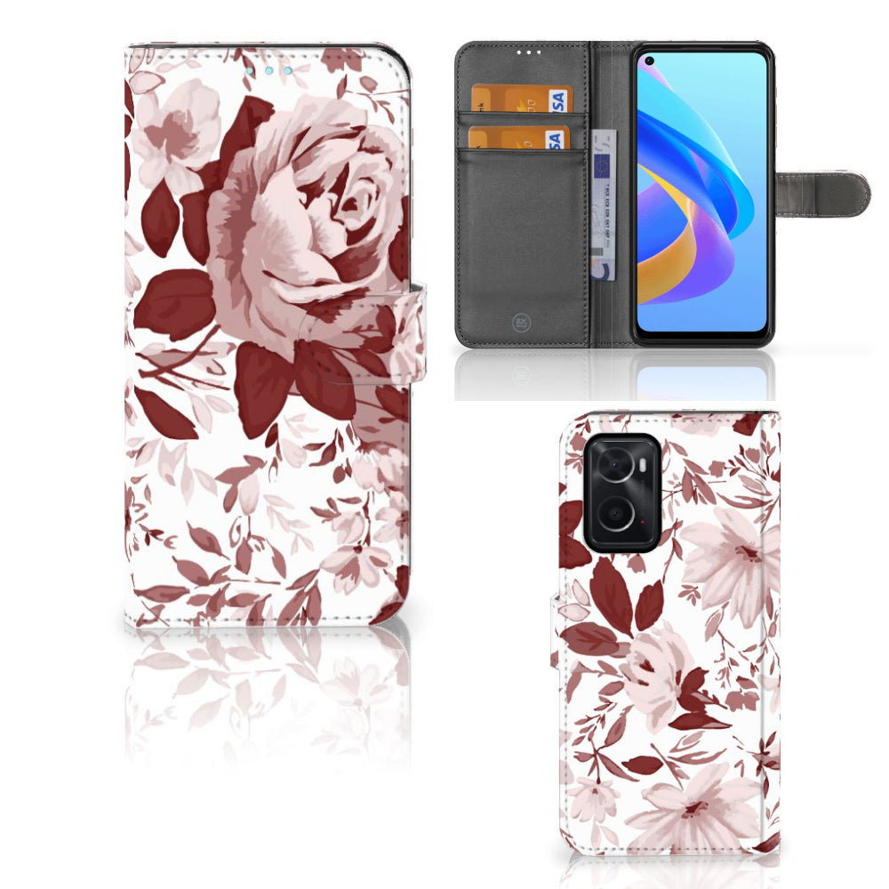 Hoesje OPPO A76 | A96 Watercolor Flowers