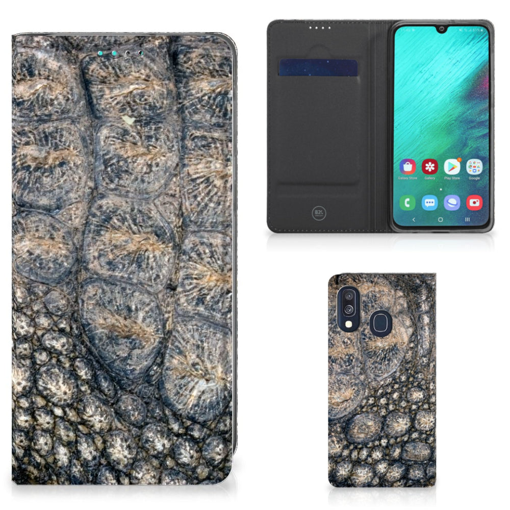 Samsung Galaxy A40 Hoesje maken Krokodillenprint