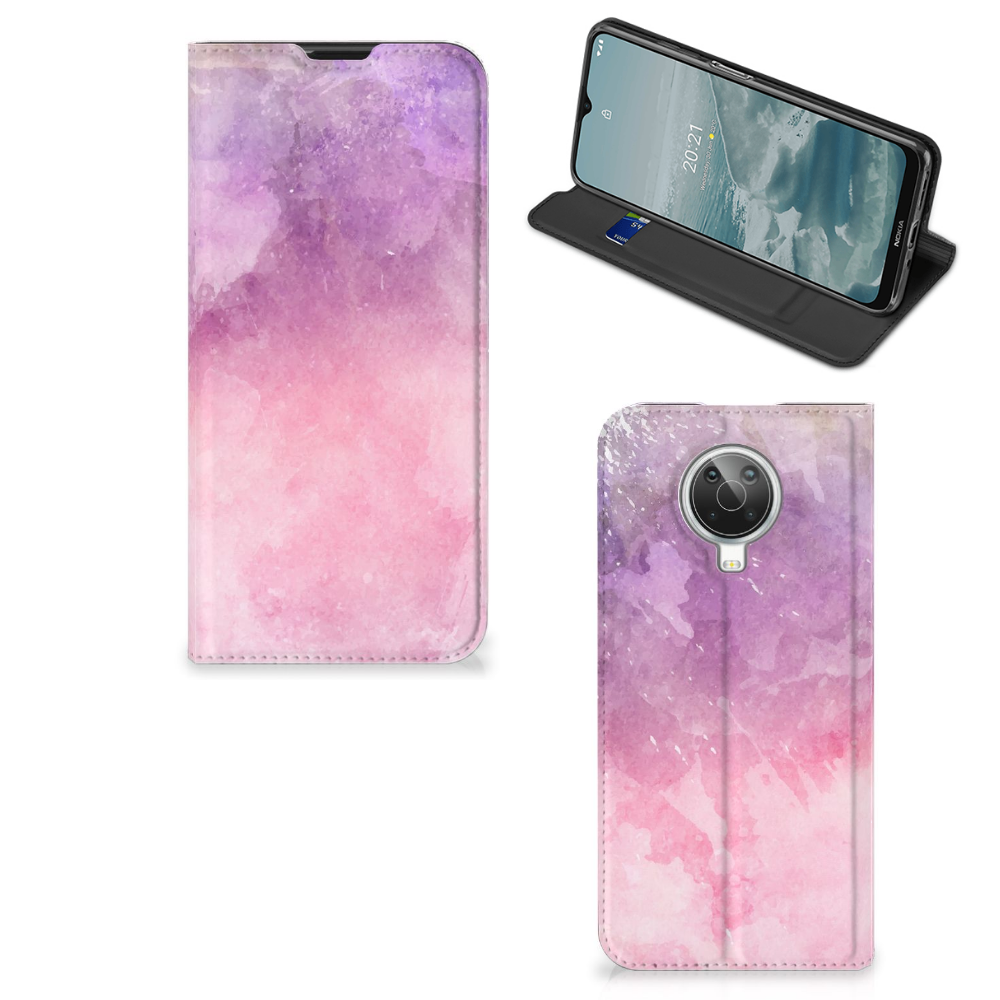 Bookcase Nokia G10 | G20 Pink Purple Paint - B2C Telecom