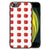 iPhone SE 2022 | SE 2020 | 7/8 Back Cover Hoesje Paprika Red design with paprika peppers pattern.