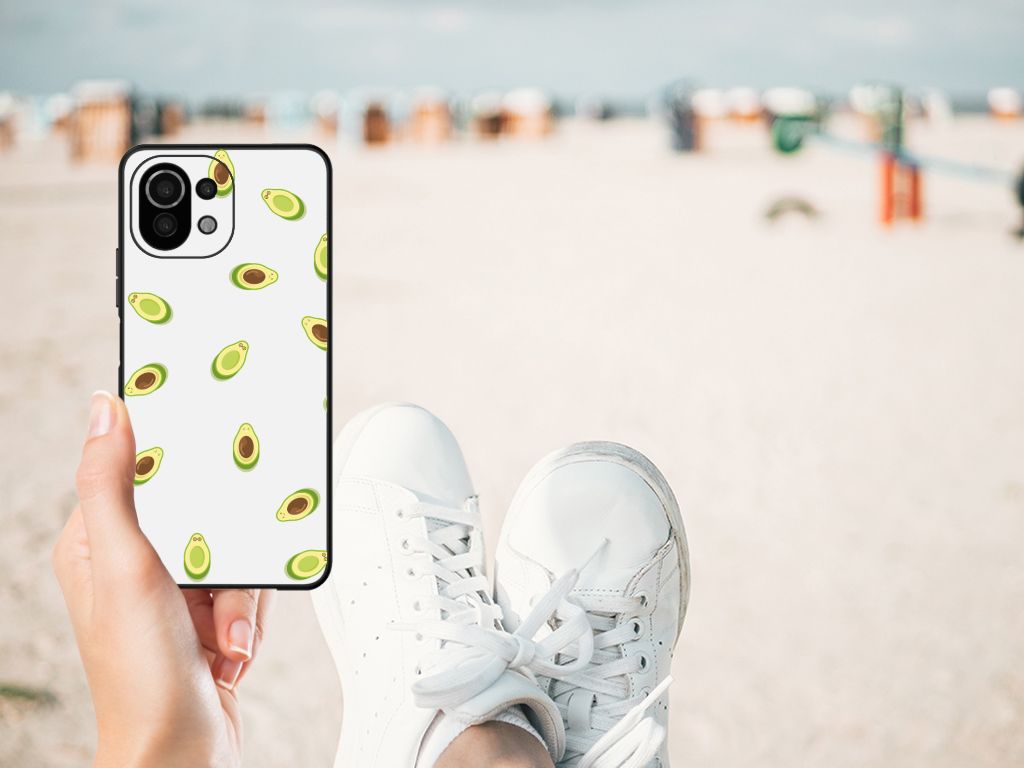 Xiaomi 11 Lite 5G NE | Mi 11 Lite Back Cover Hoesje Avocado B2C Telecom