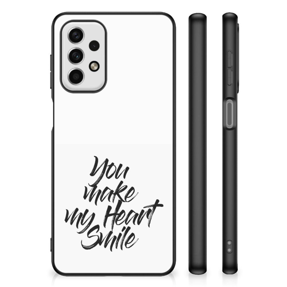 Samsung Galaxy A23 Telefoon Hoesje met tekst Heart Smile B2C Telecom