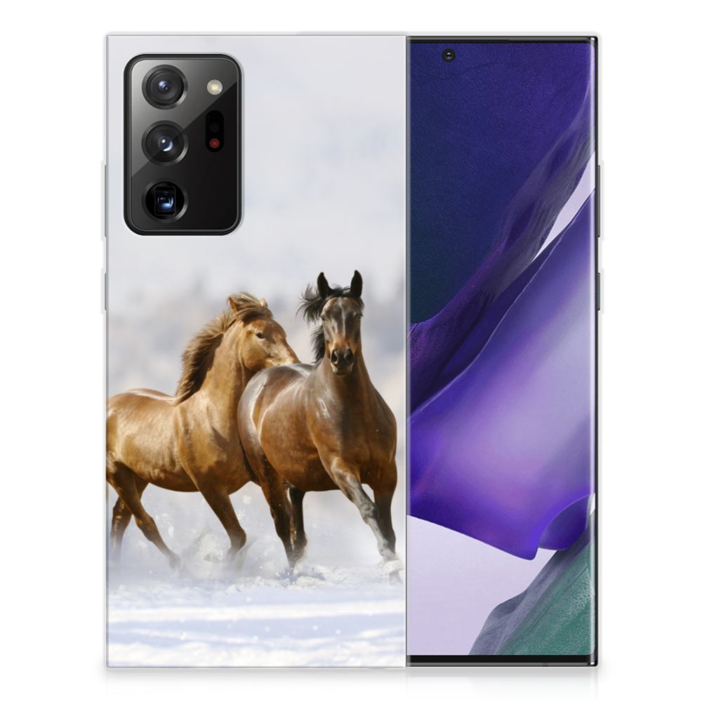 Samsung Galaxy Note20 Ultra TPU Hoesje Paarden B2C Telecom