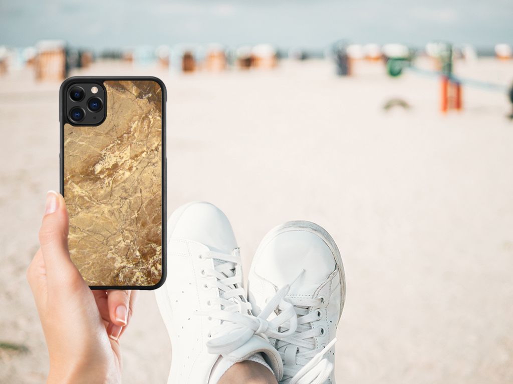 Apple iPhone 11 Pro Max Gripcase Marmer Creme B2C Telecom