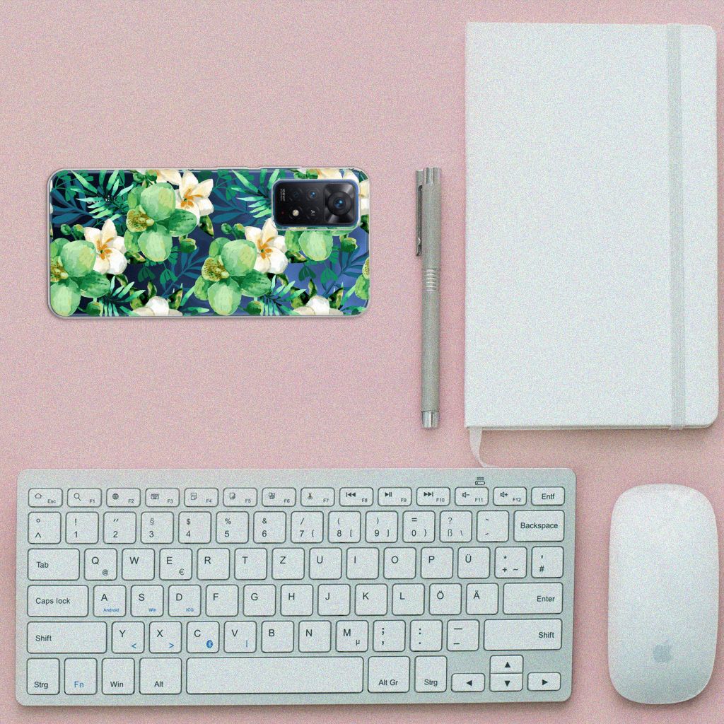 Xiaomi Redmi Note 11 Pro 5G TPU Case Orchidee Groen B2C Telecom
