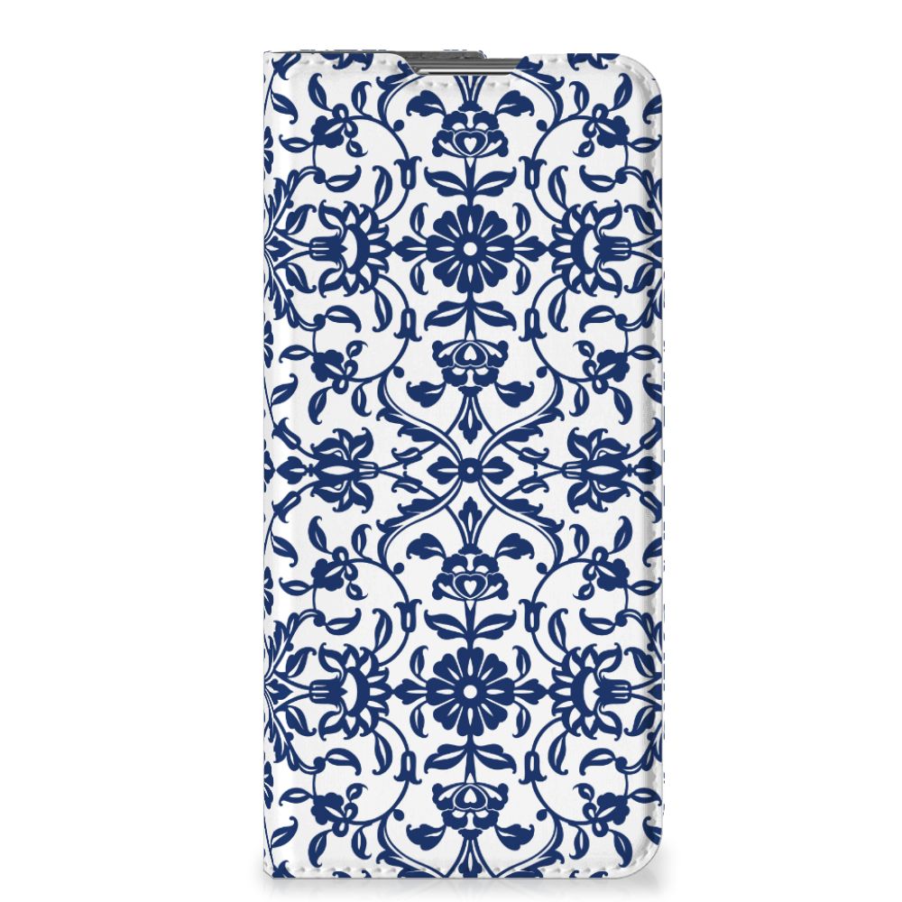 OPPO Find X5 Pro Smart Cover Flower Blue - B2C Telecom