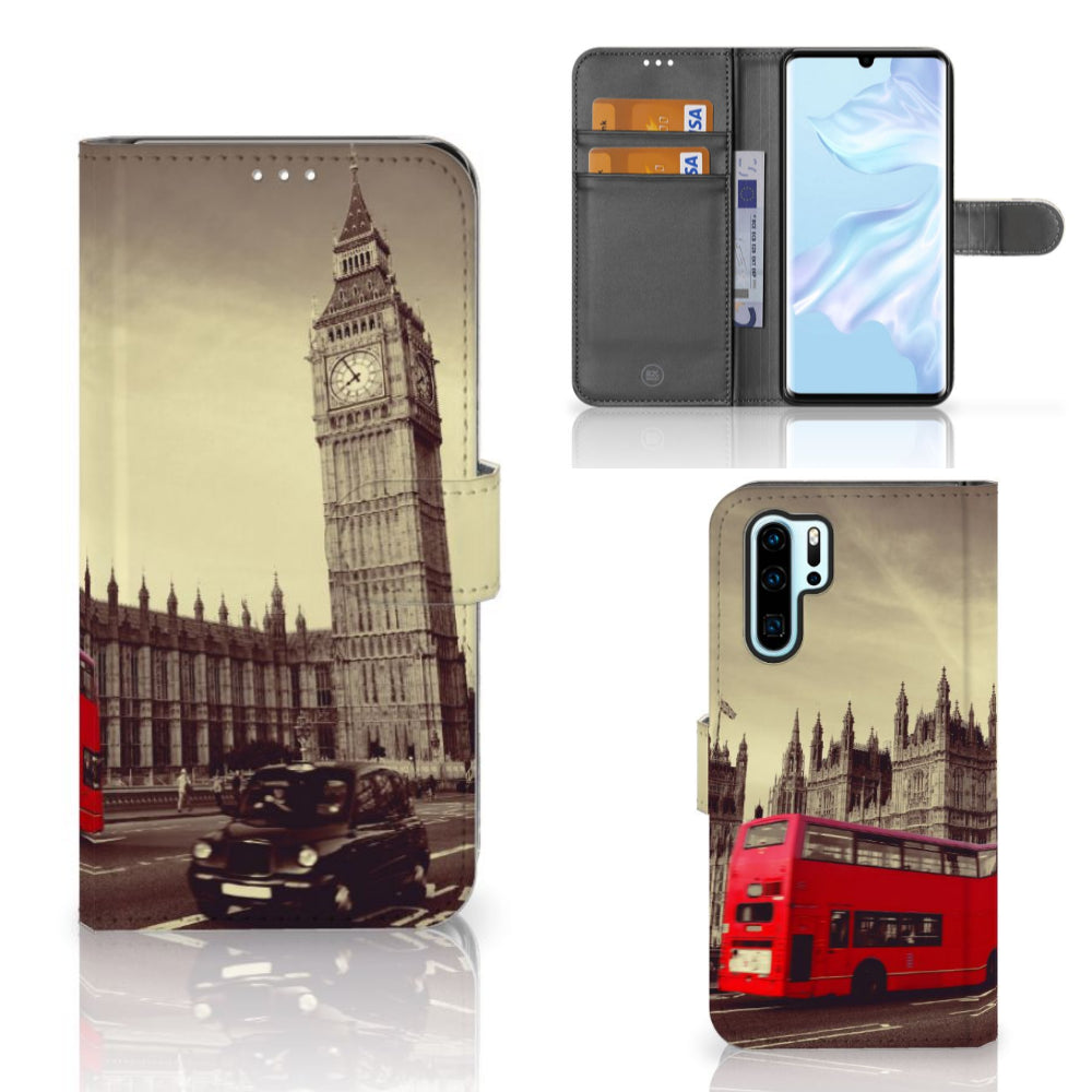 Huawei P30 Pro Flip Cover Londen