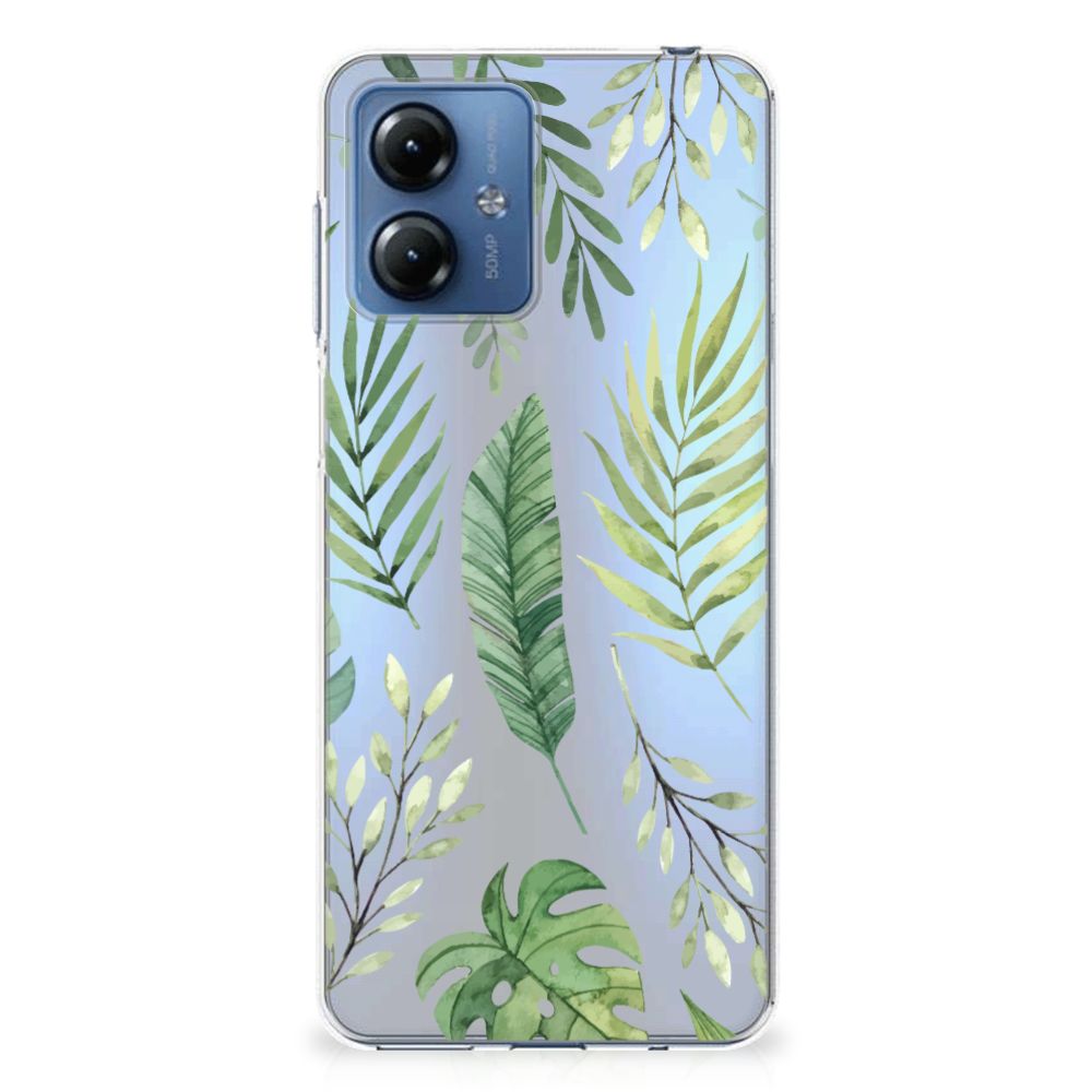 Motorola Moto G14 TPU Case Leaves