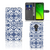 Motorola Moto G7 Power Hoesje Flower Blue