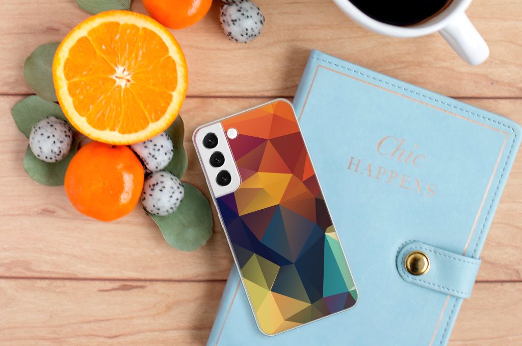 Samsung Galaxy S22 Plus TPU Hoesje Polygon Color B2C Telecom