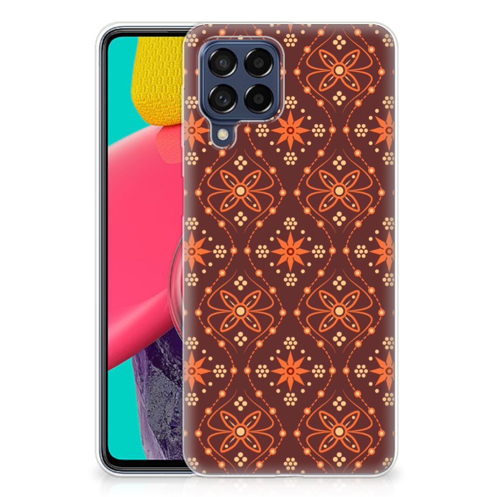 Samsung Galaxy M53 TPU bumper Batik Brown B2C Telecom