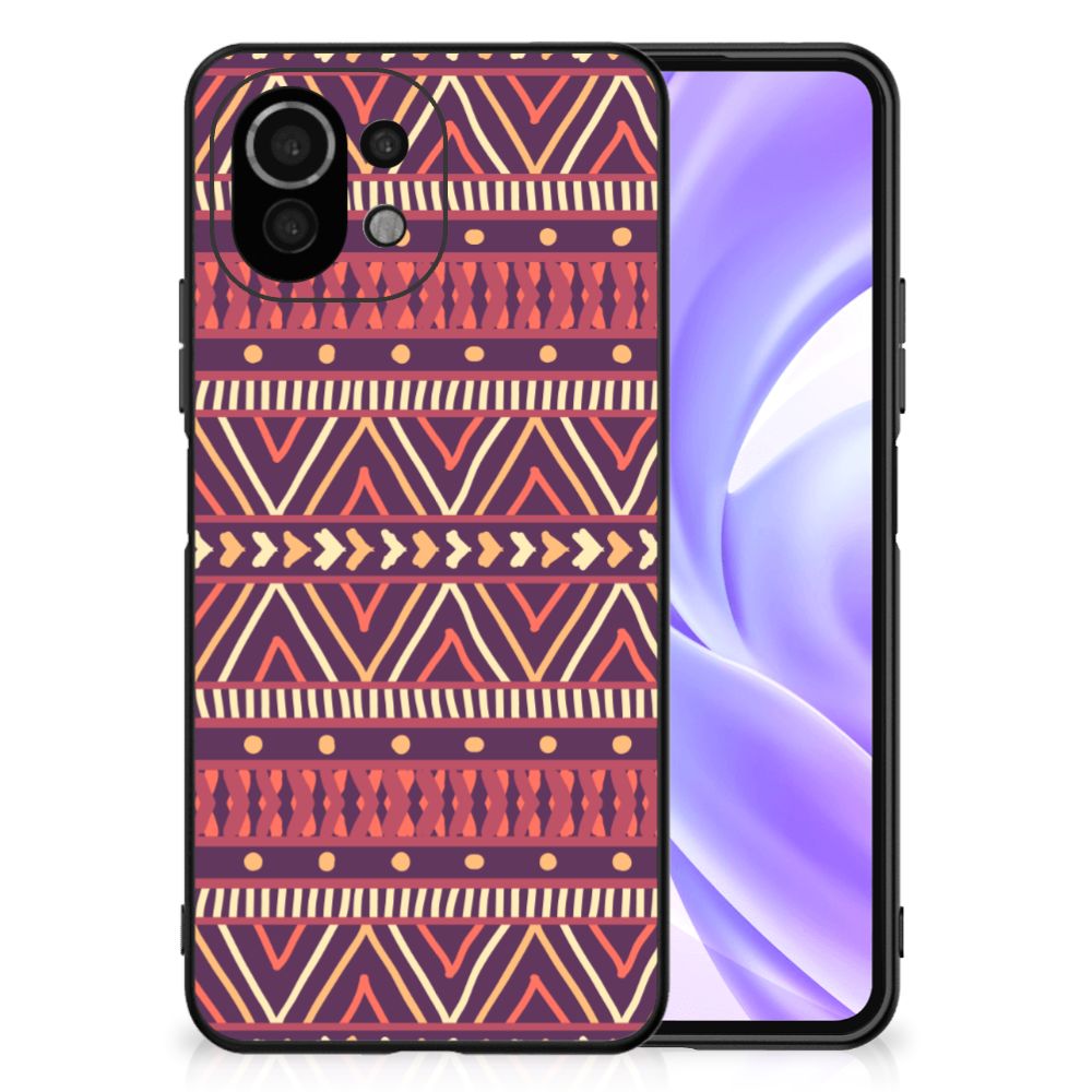 Xiaomi 11 Lite 5G NE | Mi 11 Lite Back Case Aztec Paars B2C Telecom