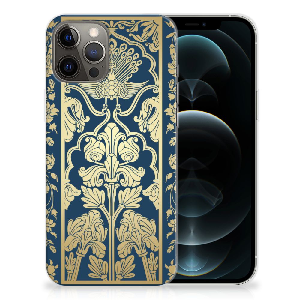 iPhone 12 Pro Max TPU Case Beige Flowers