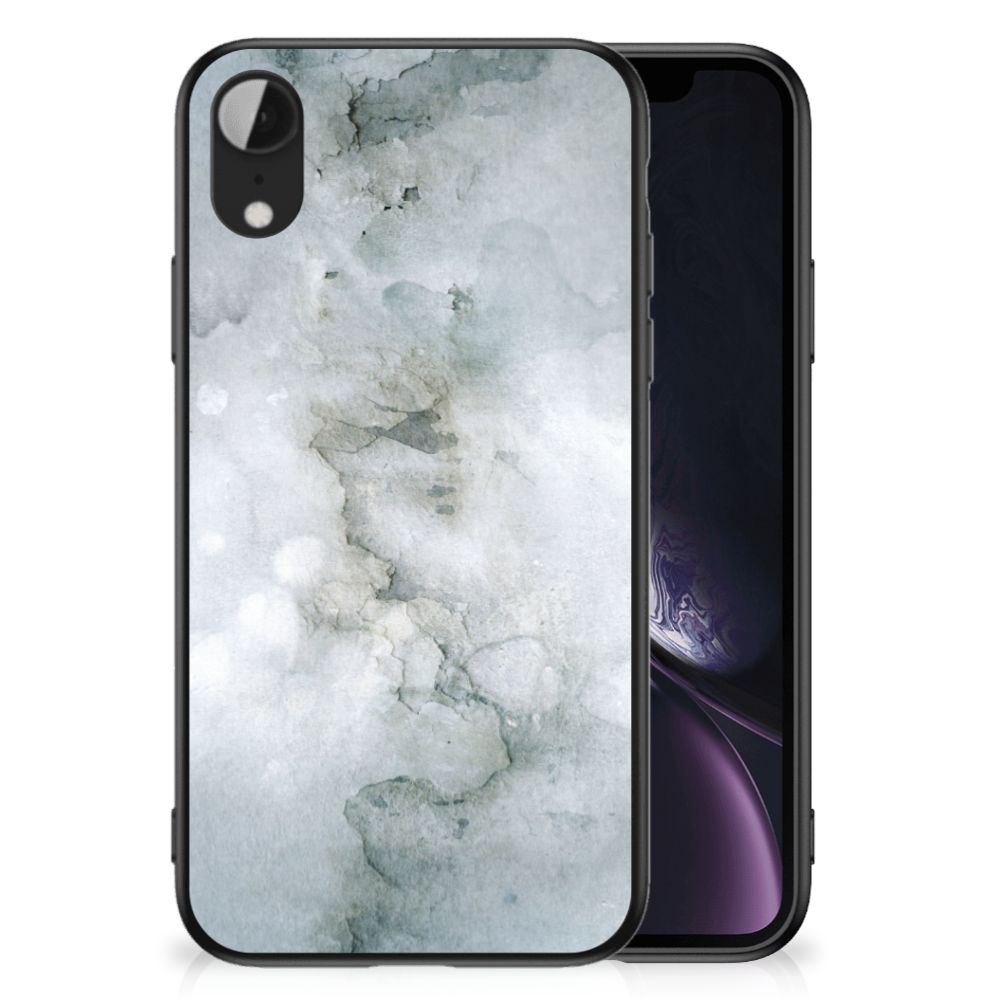 Kleurrijke Telefoonhoesje Apple iPhone XR Painting Grey