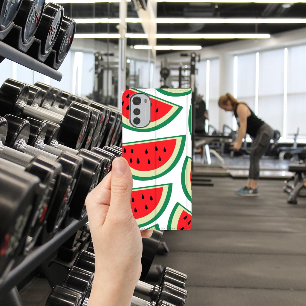 Motorola Moto E32 | Moto E32s Flip Style Cover Watermelons - B2C Telecom