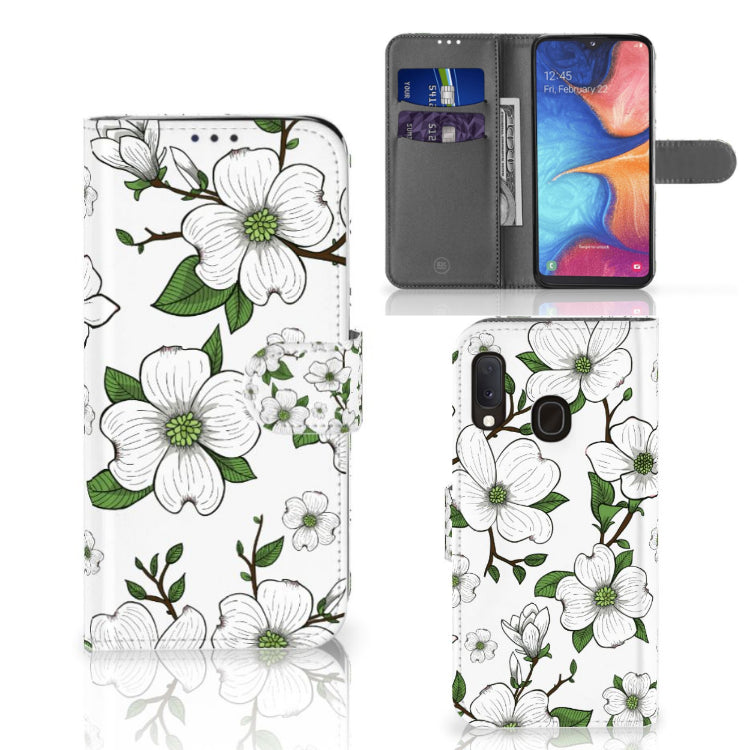 Samsung Galaxy A20e Hoesje Dogwood Flowers