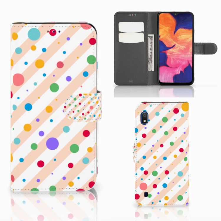 Samsung Galaxy A10 Telefoon Hoesje Dots
