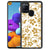 Samsung Galaxy A21s Skin Case Gouden Bloemen B2C Telecom