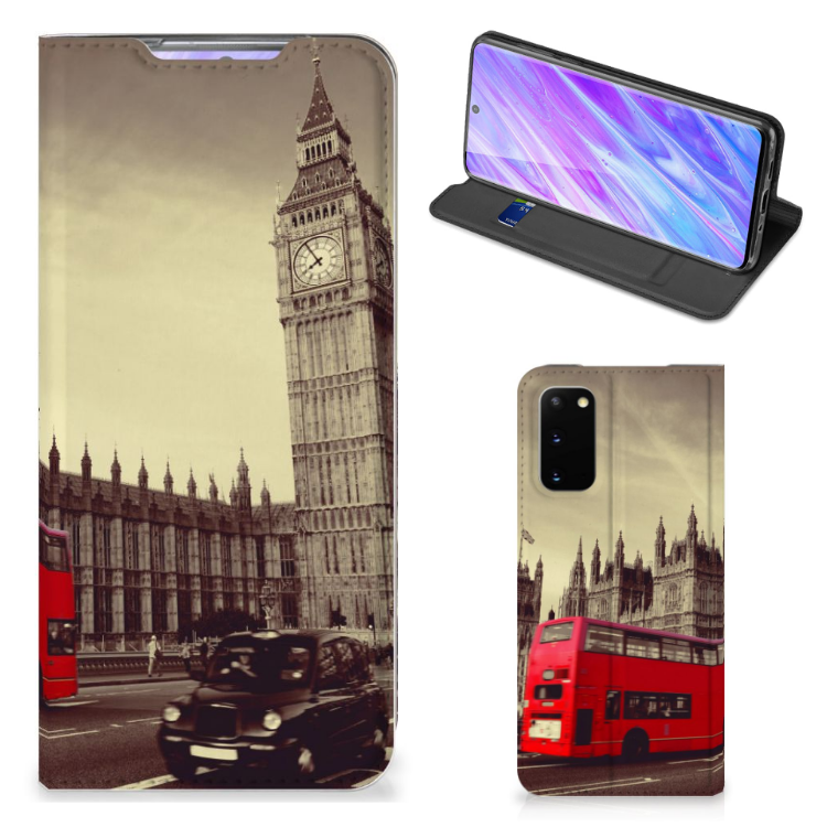 Samsung Galaxy S20 Book Cover Londen - B2C Telecom