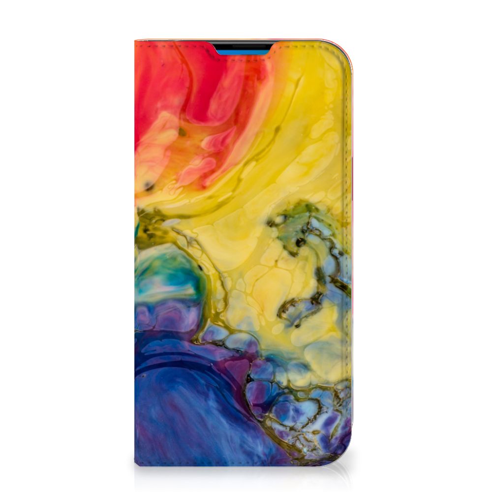 Bookcase iPhone 14 Pro Max Watercolor Dark - B2C Telecom