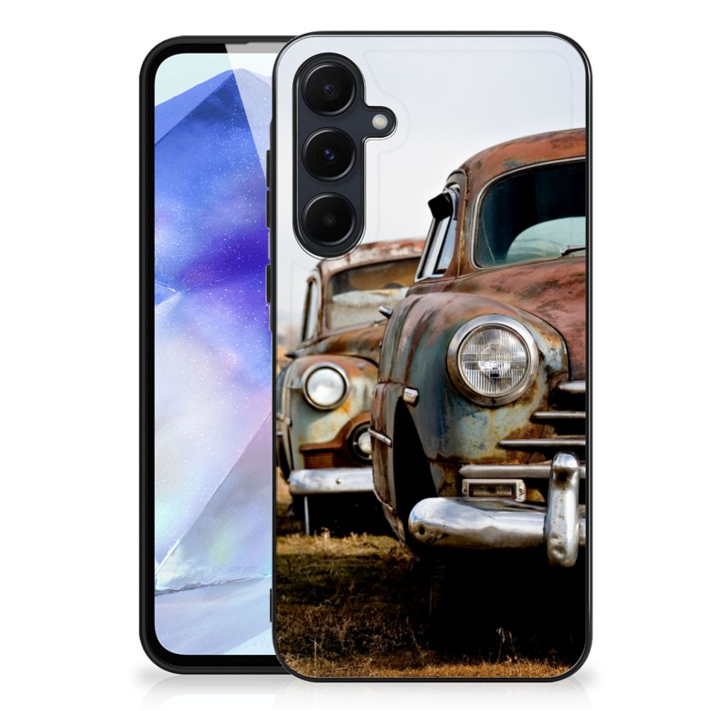 Samsung Galaxy A55 Silicone Back Case Vintage Auto