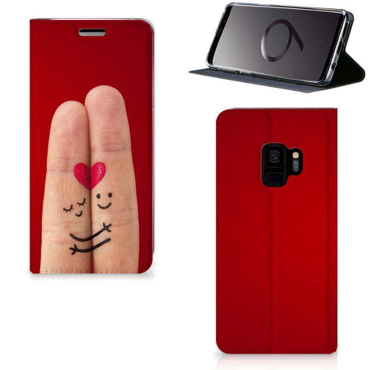 Samsung Galaxy S9 Hippe Standcase Liefde - Origineel Romantisch Cadeau