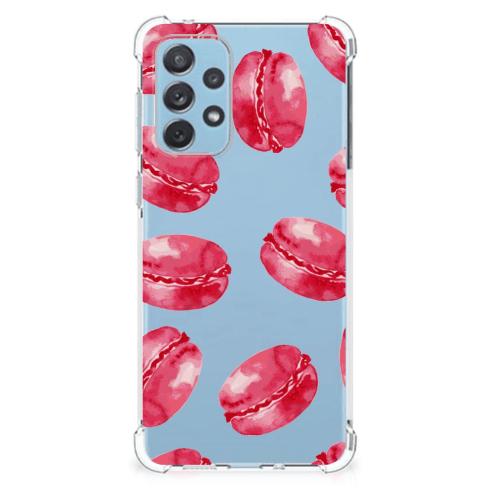 Samsung Galaxy A73 Beschermhoes Pink Macarons B2C Telecom