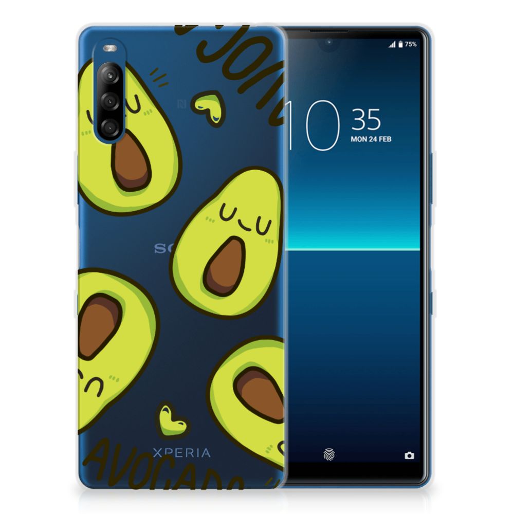 Sony Xperia L4 Telefoonhoesje met Naam Avocado Singing