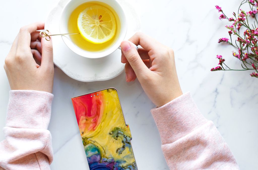 Hoesje OPPO Reno4 Z Watercolor Dark