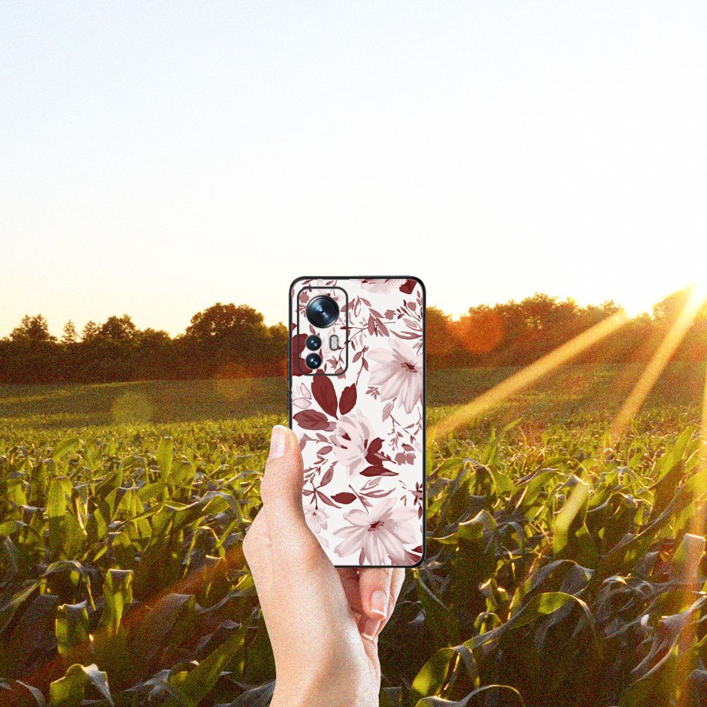 Kleurrijke Telefoonhoesje Xiaomi 12 | 12X Watercolor Flowers B2C Telecom