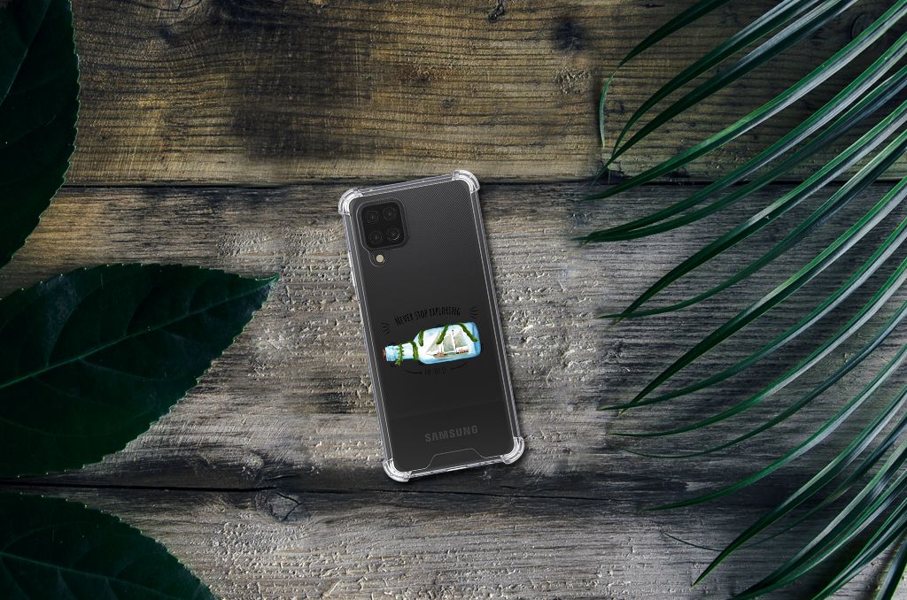 Samsung Galaxy A12 Stevig Bumper Hoesje Boho Bottle - B2C Telecom