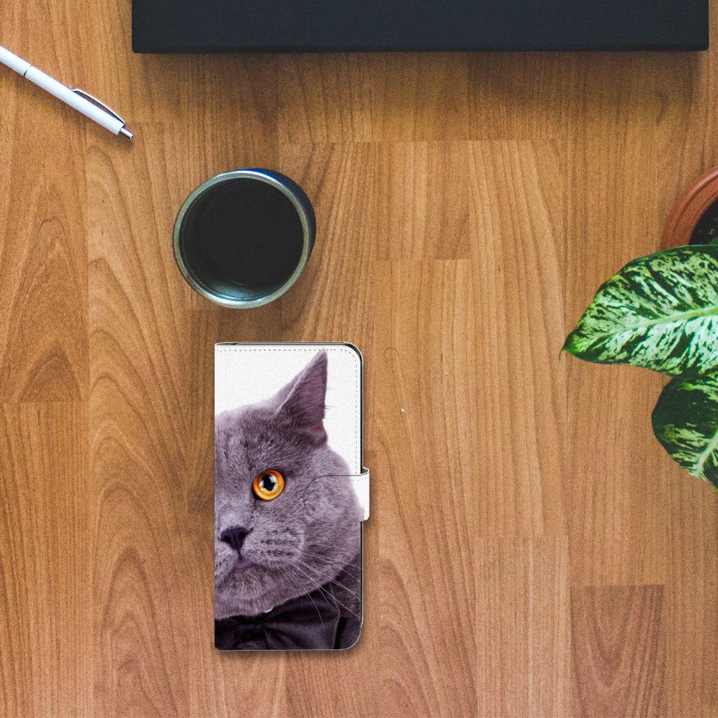 Nokia 7.2 | Nokia 6.2 Telefoonhoesje met Pasjes Kat