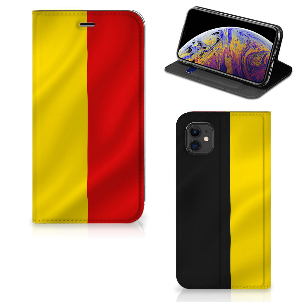 Apple iPhone 11 Standcase Belgische Vlag