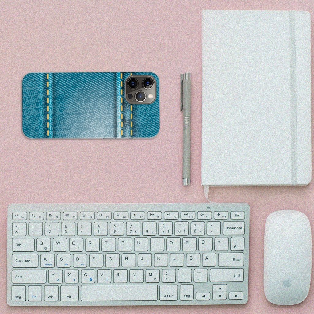 iPhone 12 Pro Max Silicone Back Cover Jeans B2C Telecom