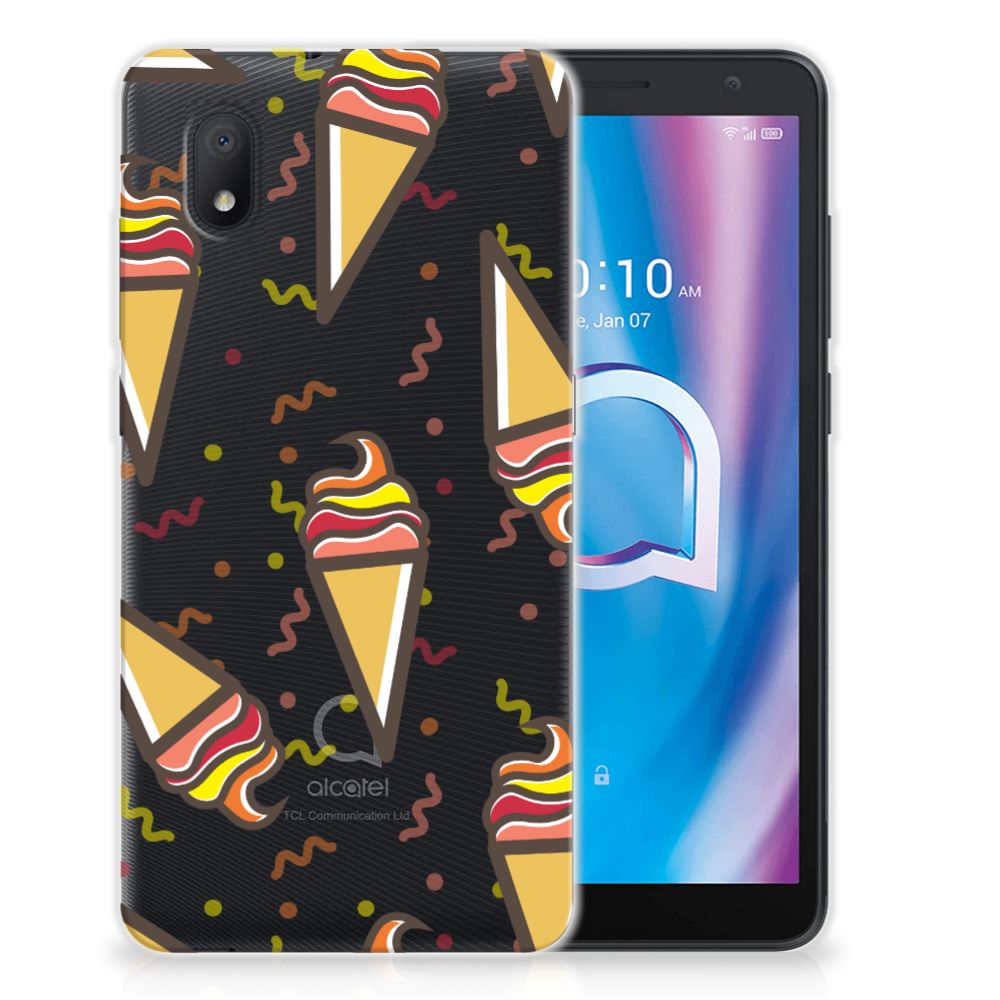 Alcatel 1B (2020) Siliconen Case Icecream B2C Telecom