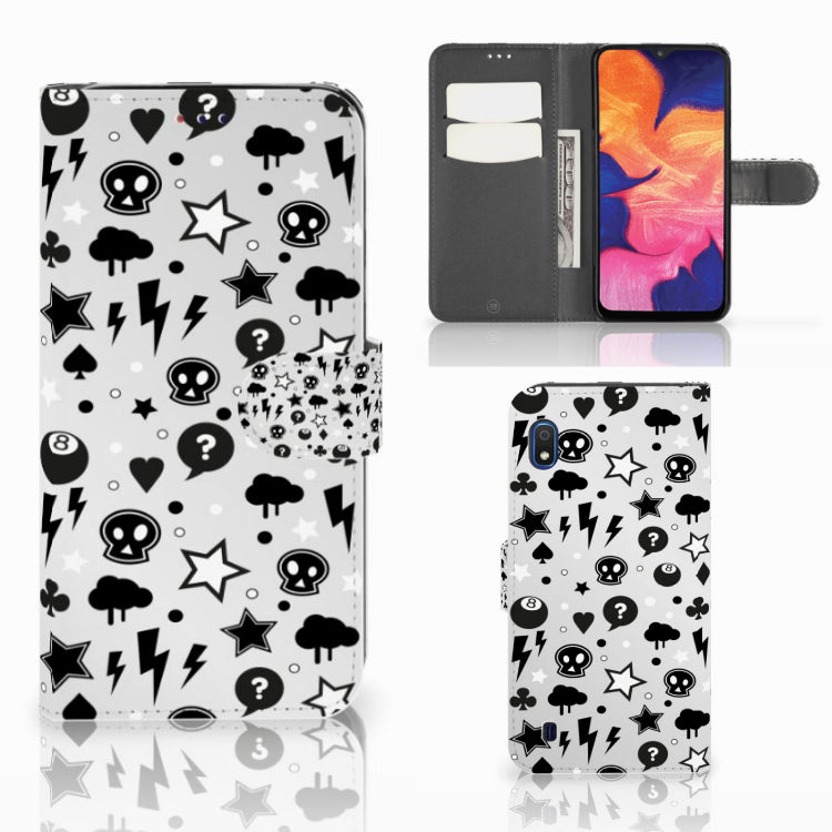 Telefoonhoesje met Naam Samsung Galaxy A10 Silver Punk