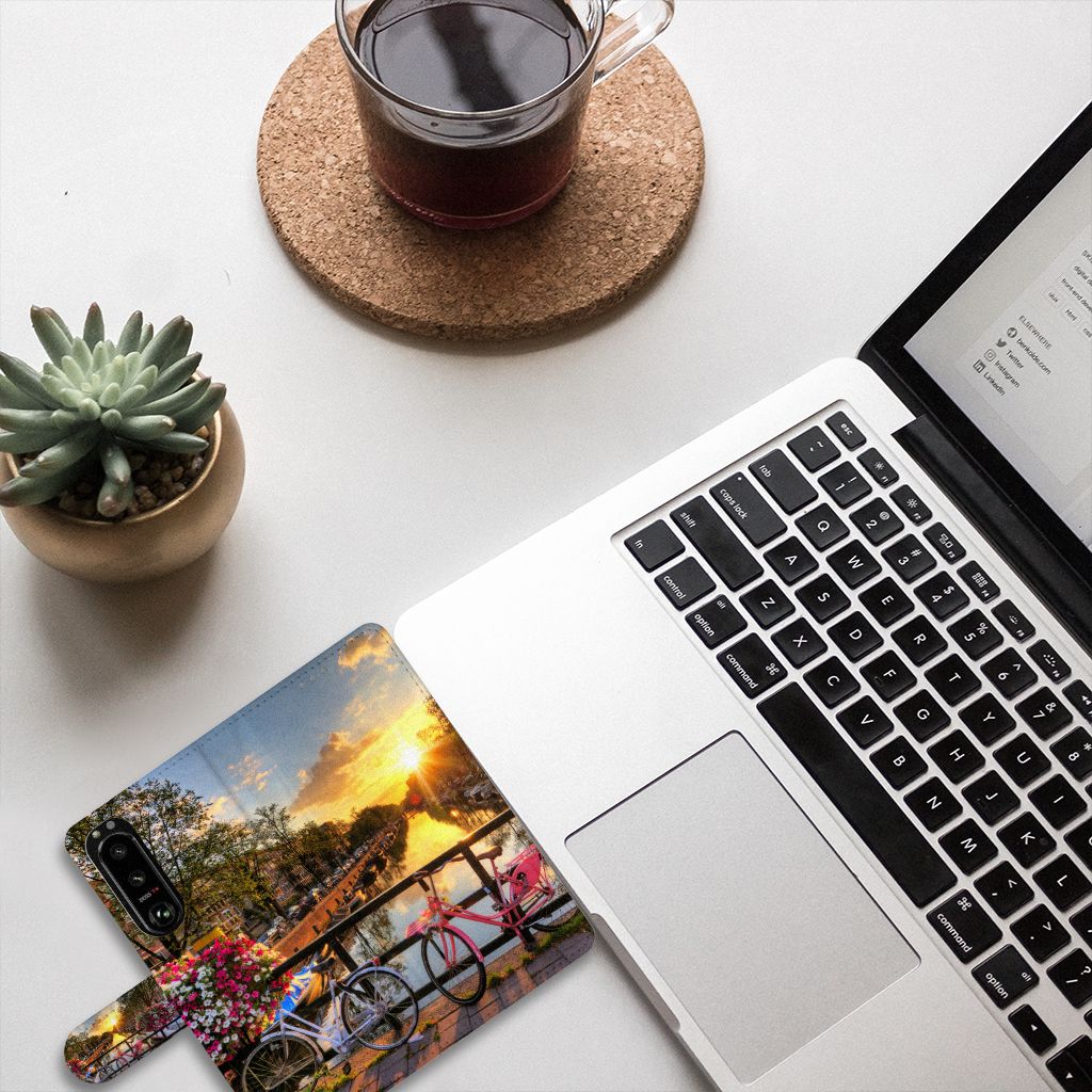 Sony Xperia 5III Flip Cover Amsterdamse Grachten