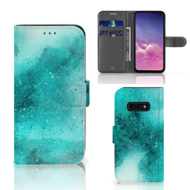 Hoesje Samsung Galaxy S10e Painting Blue