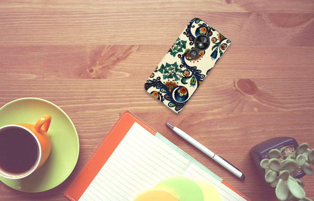Telefoon Hoesje Motorola Moto E5 Play Barok Flower