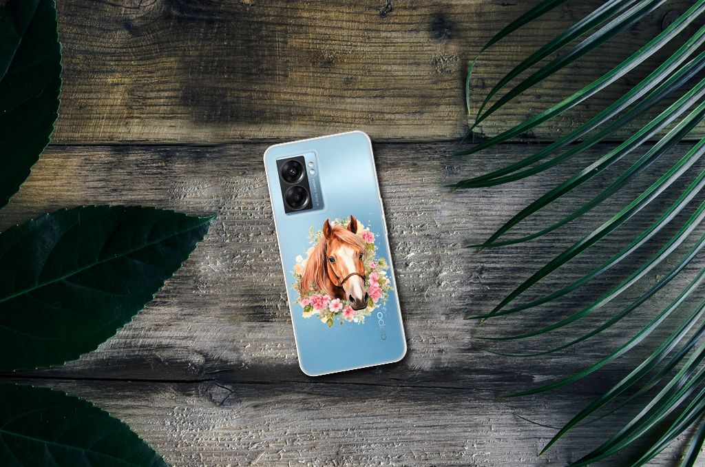 TPU Hoesje voor OPPO A77 | A57 5G Paard