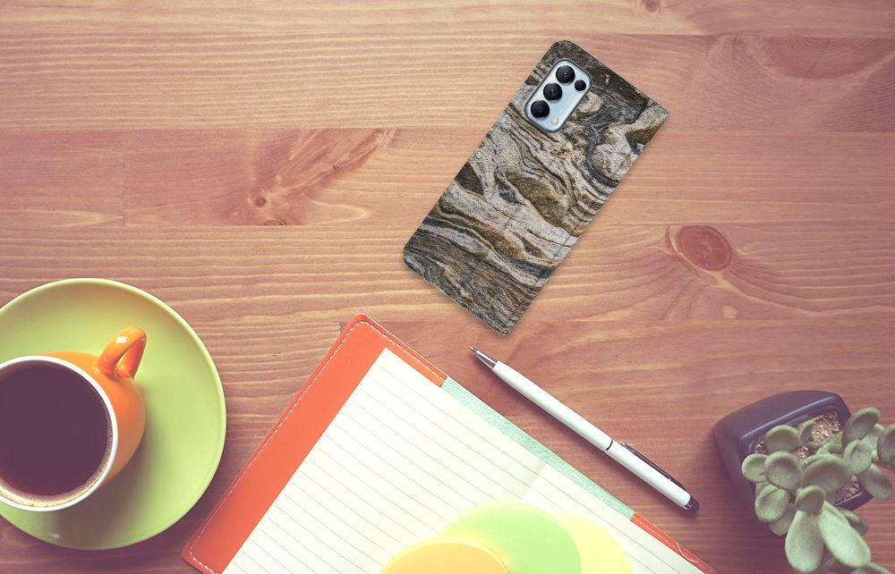 OPPO Find X3 Lite Standcase Steen - B2C Telecom