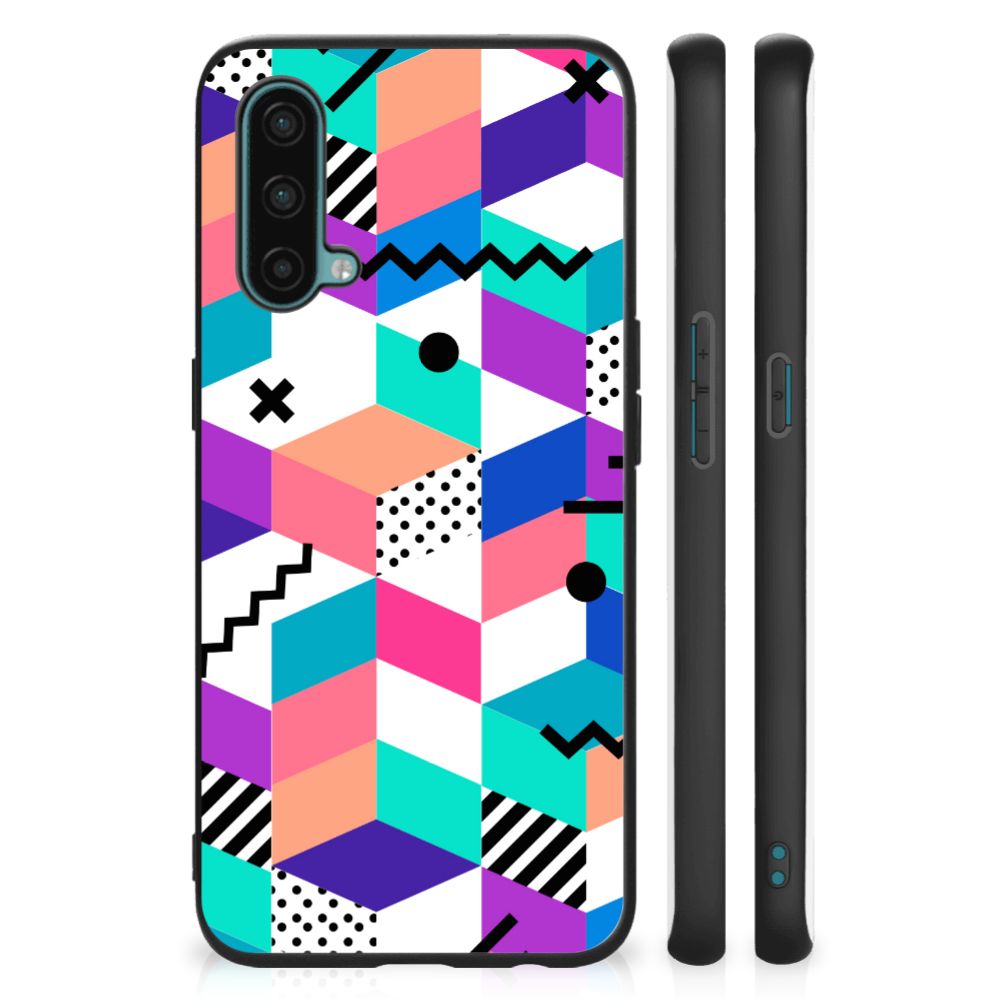 OnePlus Nord CE 5G Backcover Blokken Kleurrijk B2C Telecom