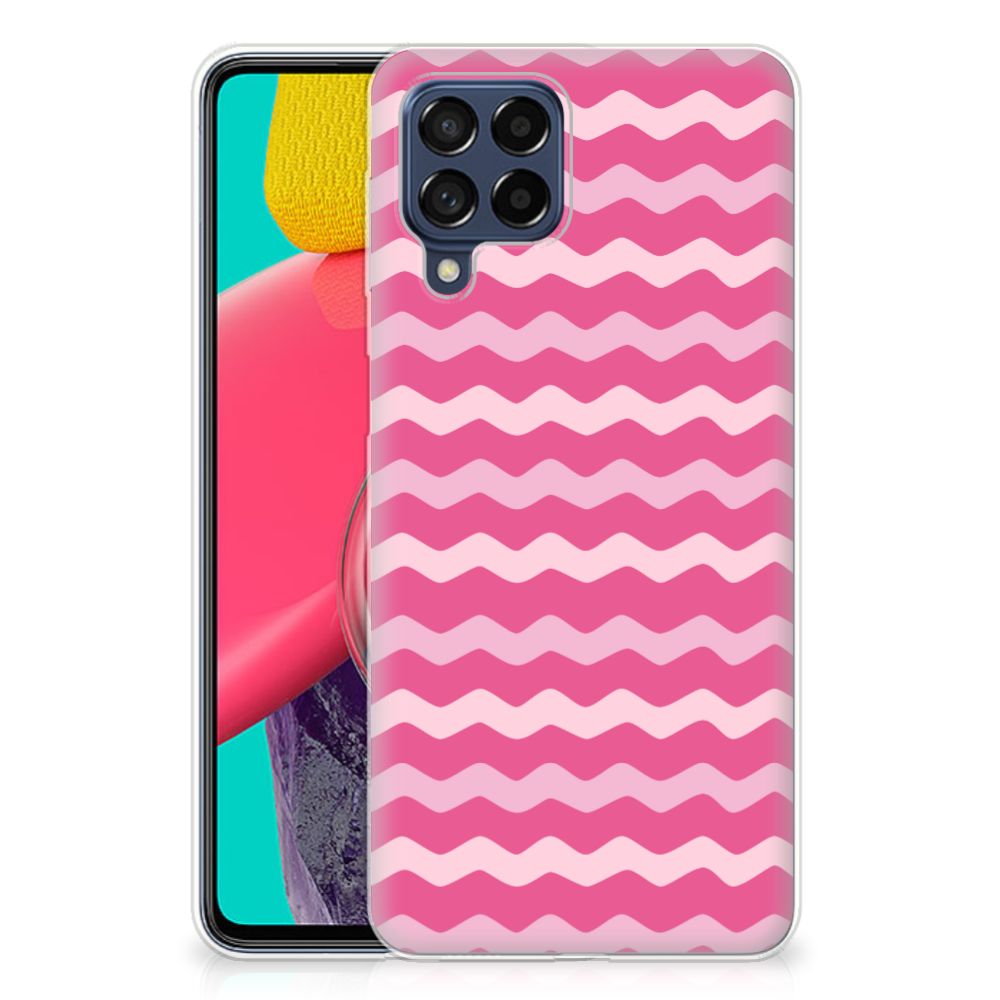 Samsung Galaxy M53 TPU bumper Waves Pink B2C Telecom