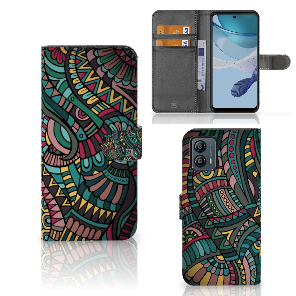Motorola Moto G53 Telefoon Hoesje Aztec