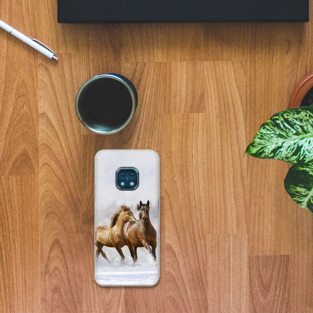 Nokia XR20 TPU Hoesje Paarden B2C Telecom