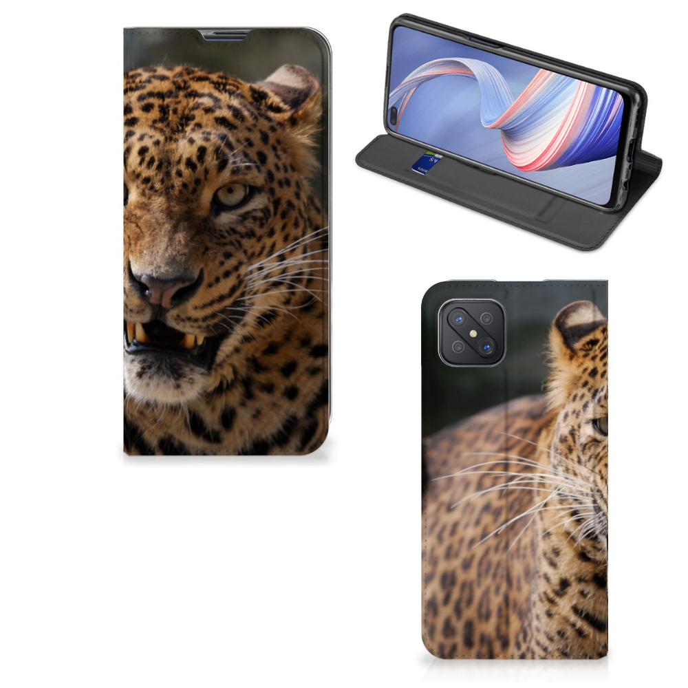 OPPO Reno4 Z 5G Hoesje maken Luipaard - B2C Telecom