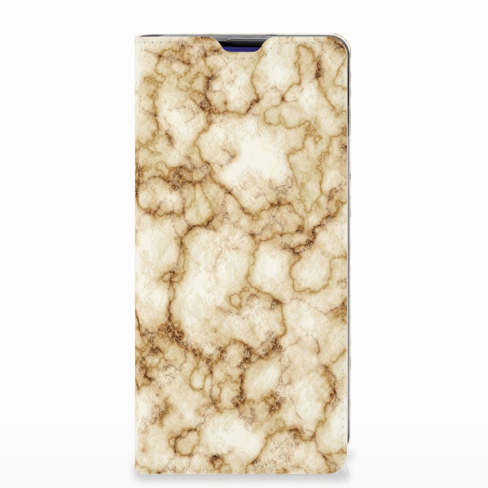 Samsung Galaxy S10 Plus Standcase Marmer Goud