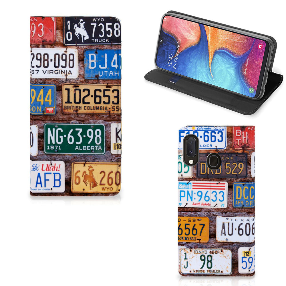 Samsung Galaxy A20e Stand Case Kentekenplaten
