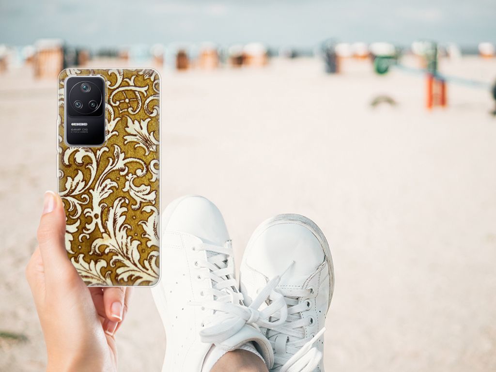 Siliconen Hoesje Xiaomi Poco F4 Barok Goud B2C Telecom
